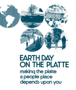 Earth Day on the Platte Poster from 1989