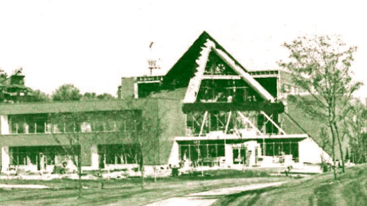 Children's Museum Construction along the South Platte River in 1984