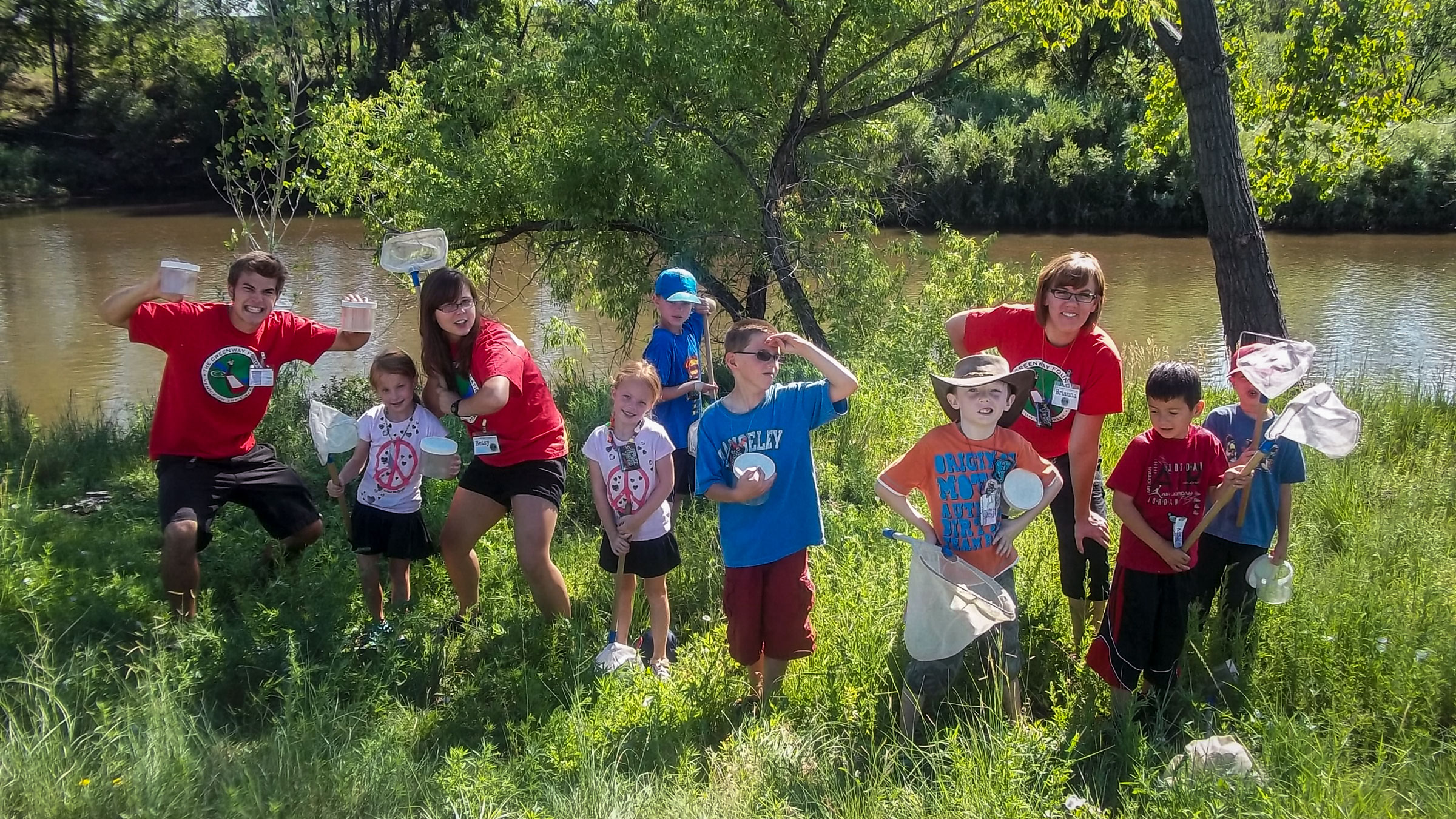 SPREE students and staff are on an exploration mission along the South Platte River.