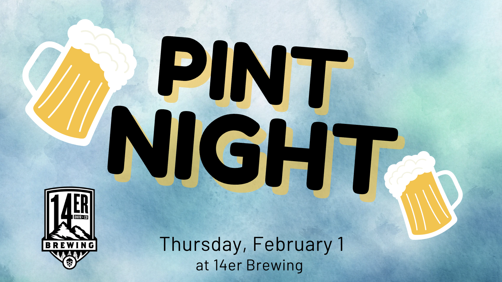Pint Night at 14er Brewing Event Featured Image