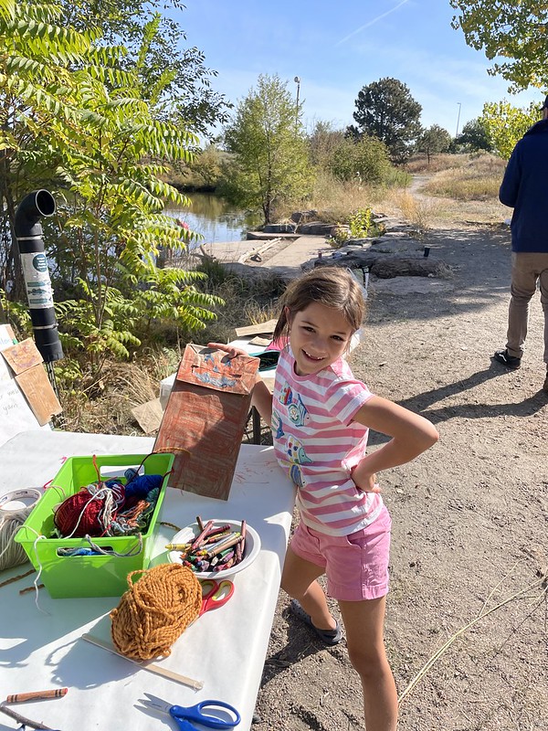 Family Fishing Day 2024 pumpkin puppet